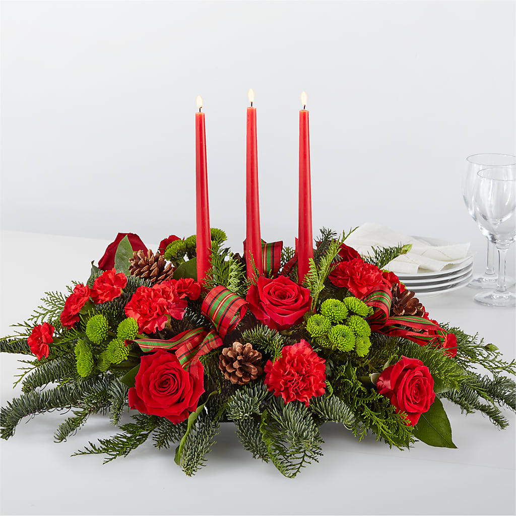 By the Candlelight Centerpiece – Life Of A Flower, Dallas TX