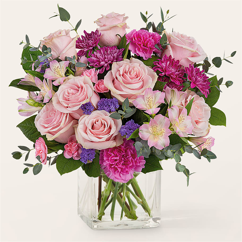 Rosy Radiance Bouquet – Life Of A Flower, Dallas TX