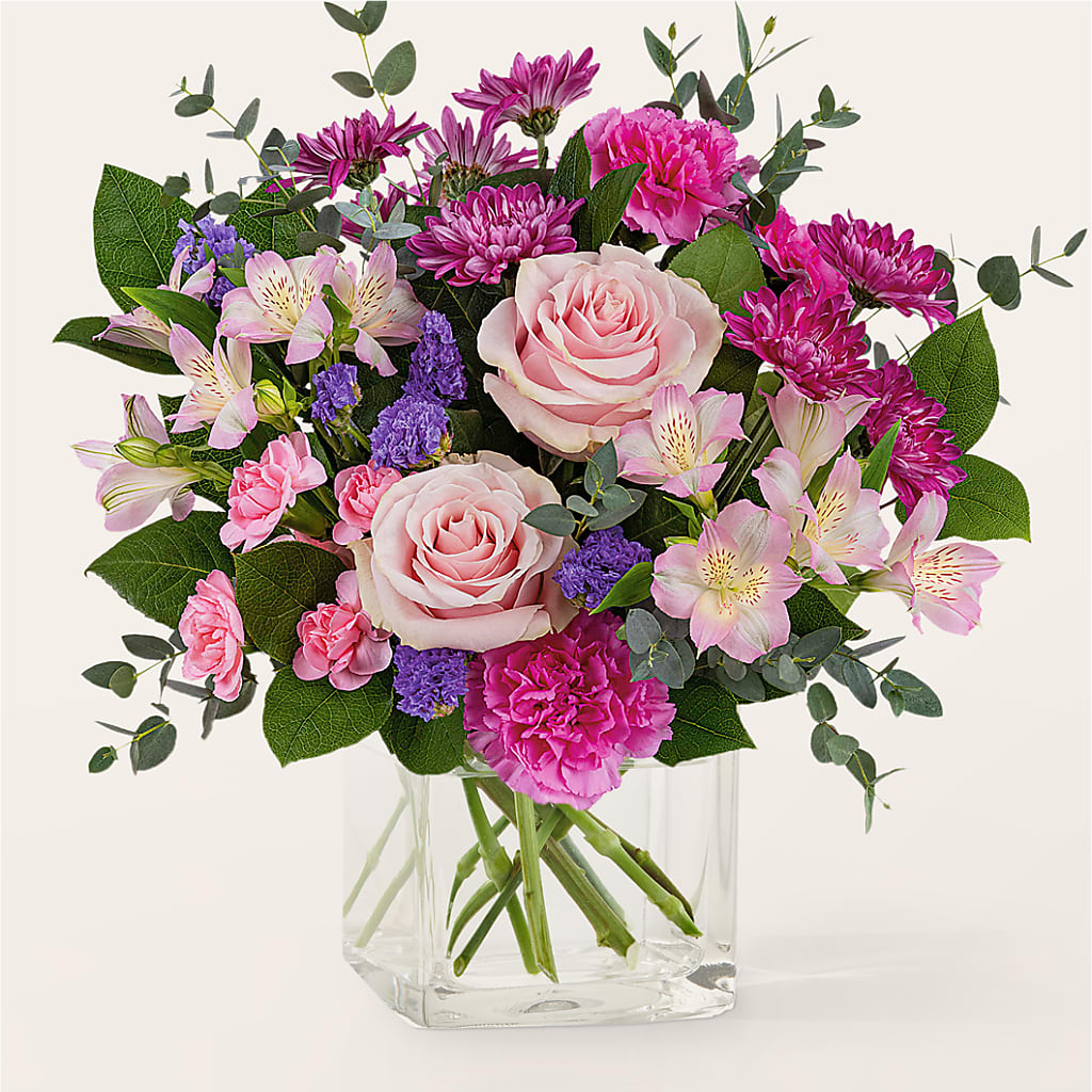 Rosy Radiance Bouquet – Life Of A Flower, Dallas TX