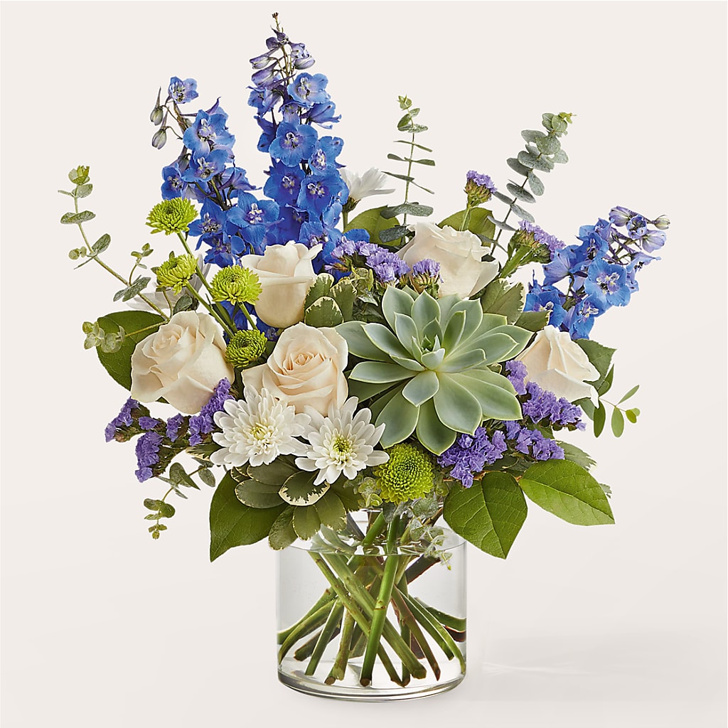 Cerulean Waves Bouquet – Life Of A Flower, Dallas TX