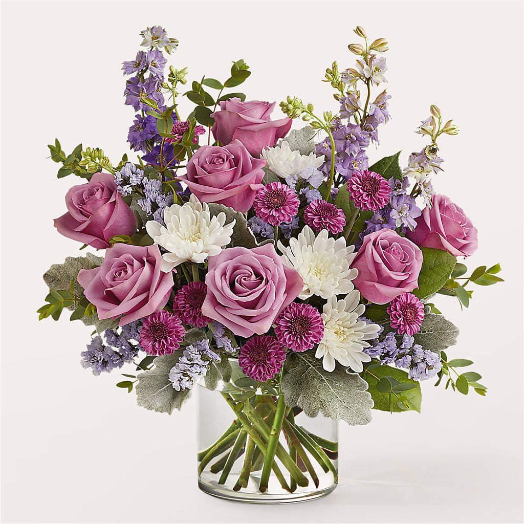 Violet Frost Bouquet – Life Of A Flower, Dallas TX