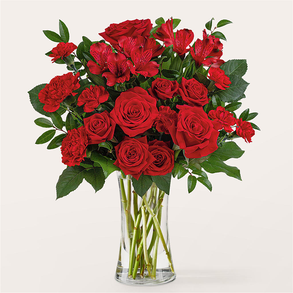 Brilliant Ruby Bouquet – Life Of A Flower, Dallas TX