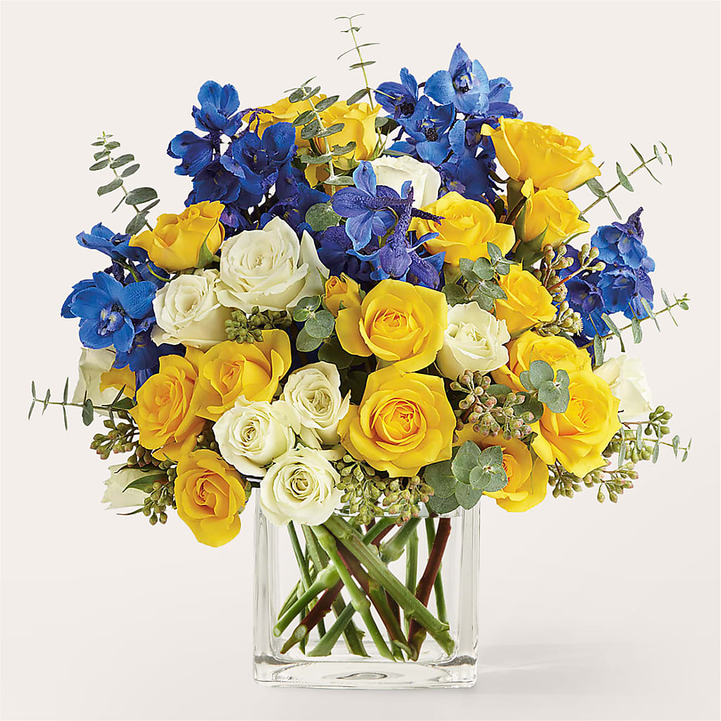 Sparkling Citrine Bouquet – Life Of A Flower, Dallas TX