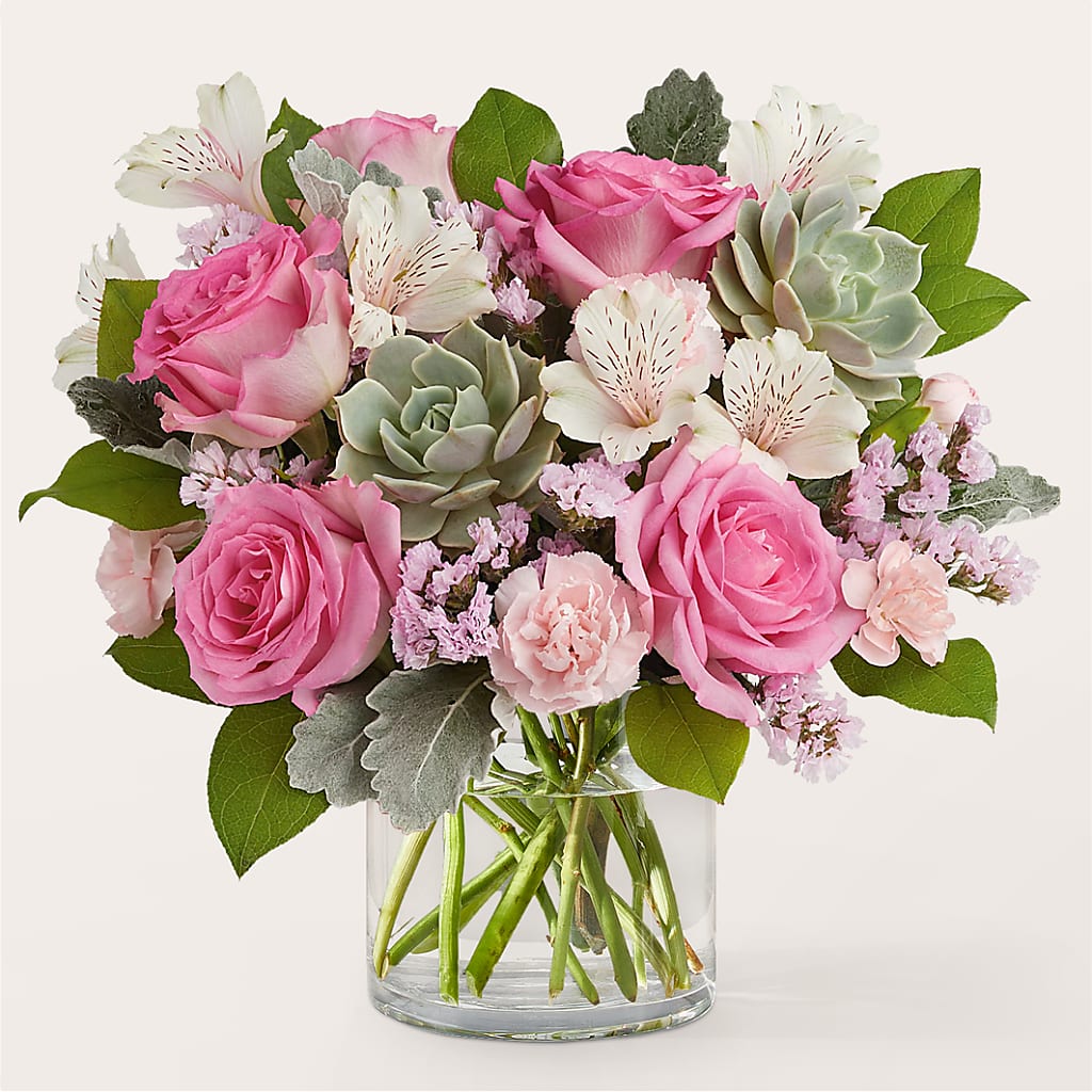 Dusty Rose Bouquet – Life Of A Flower, Dallas TX