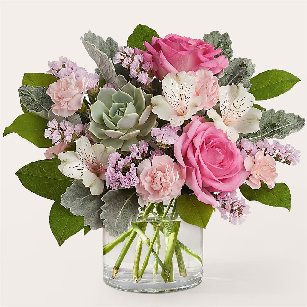 Dusty Rose Bouquet – Life Of A Flower, Dallas TX