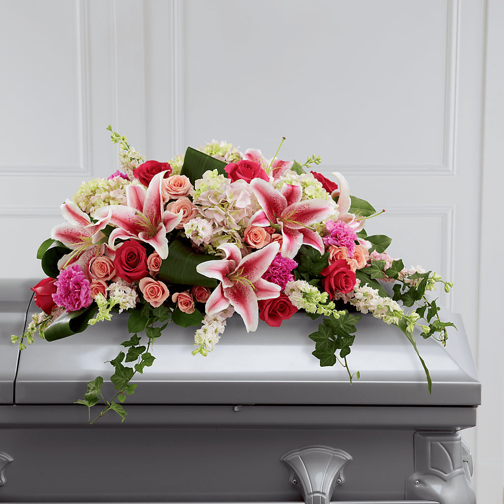 Splendid Grace Casket Spray – Life Of A Flower, Dallas TX