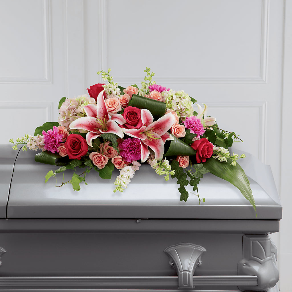 Splendid Grace Casket Spray – Life Of A Flower, Dallas TX