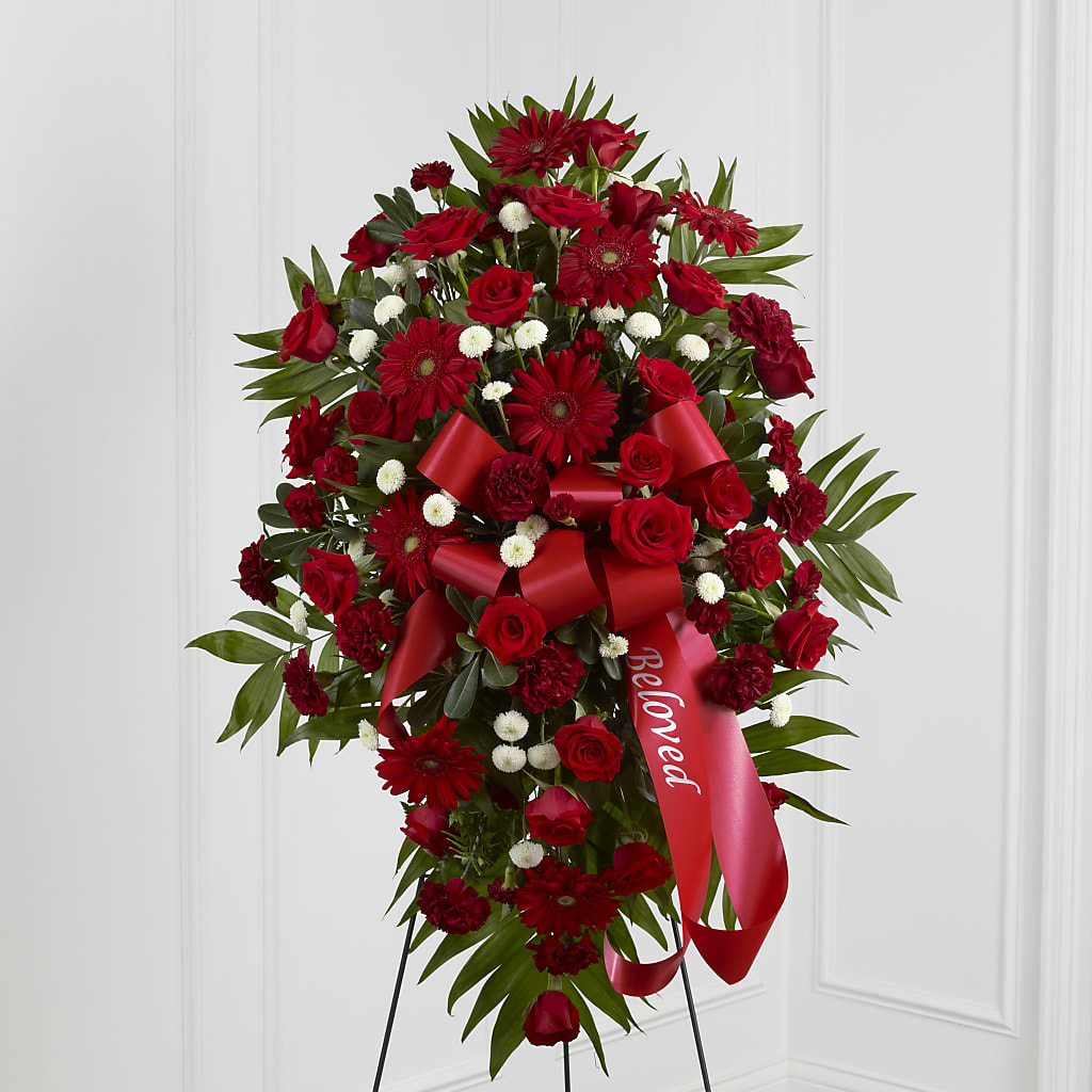 Treasured Memories Standing Spray – Life Of A Flower, Dallas TX