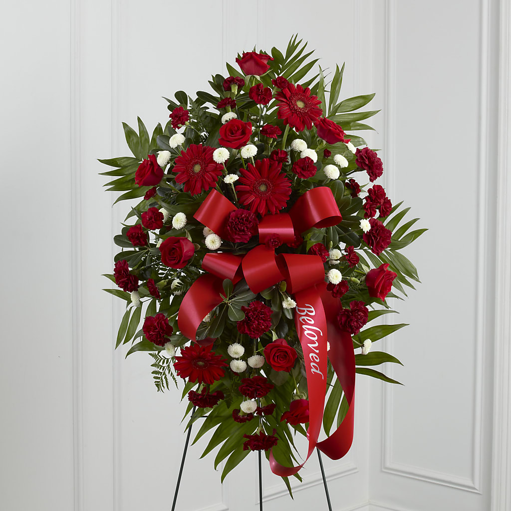 Treasured Memories Standing Spray – Life Of A Flower, Dallas TX