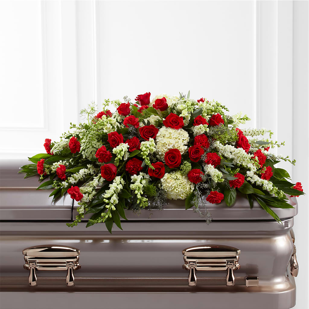 Sincerity Casket Spray – Life Of A Flower, Dallas TX