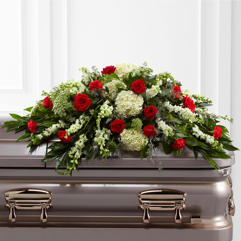 Sincerity Casket Spray – Life Of A Flower, Dallas TX