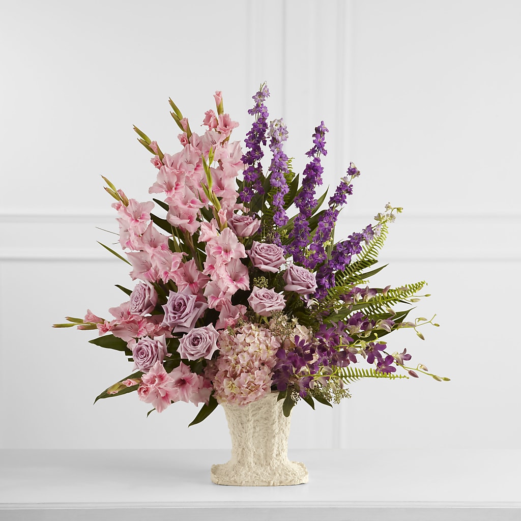 Flowing Garden Arrangement – Life Of A Flower, Dallas TX