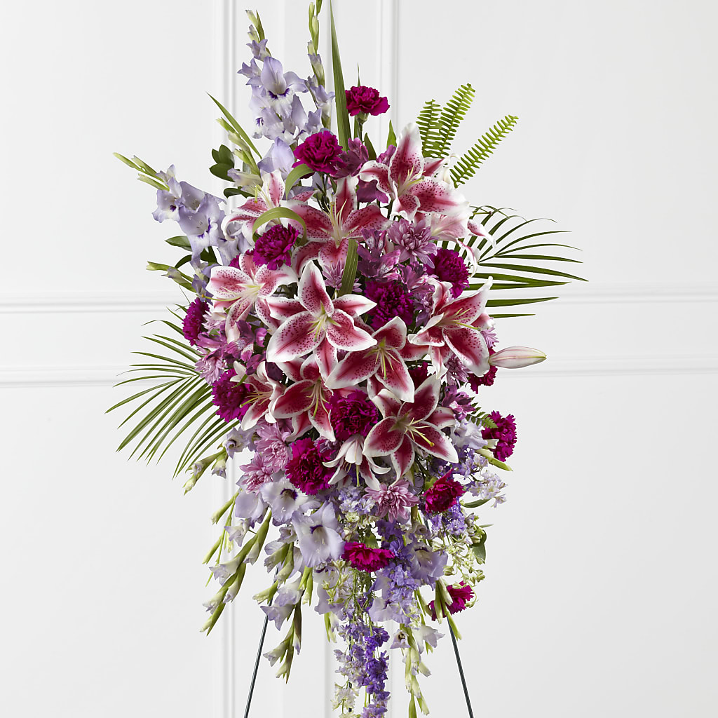 Tender Touch Standing Spray – Life Of A Flower, Dallas TX