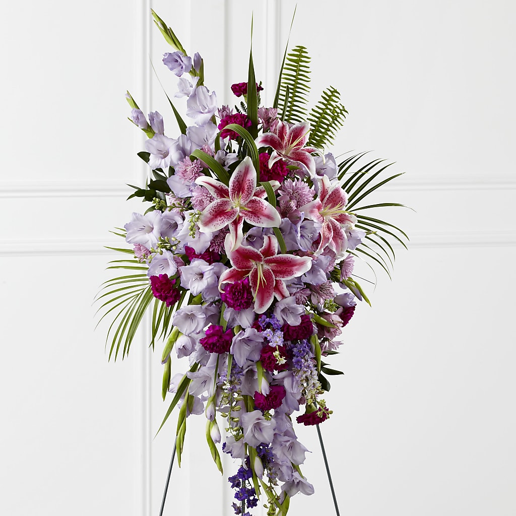 Tender Touch Standing Spray – Life Of A Flower, Dallas TX