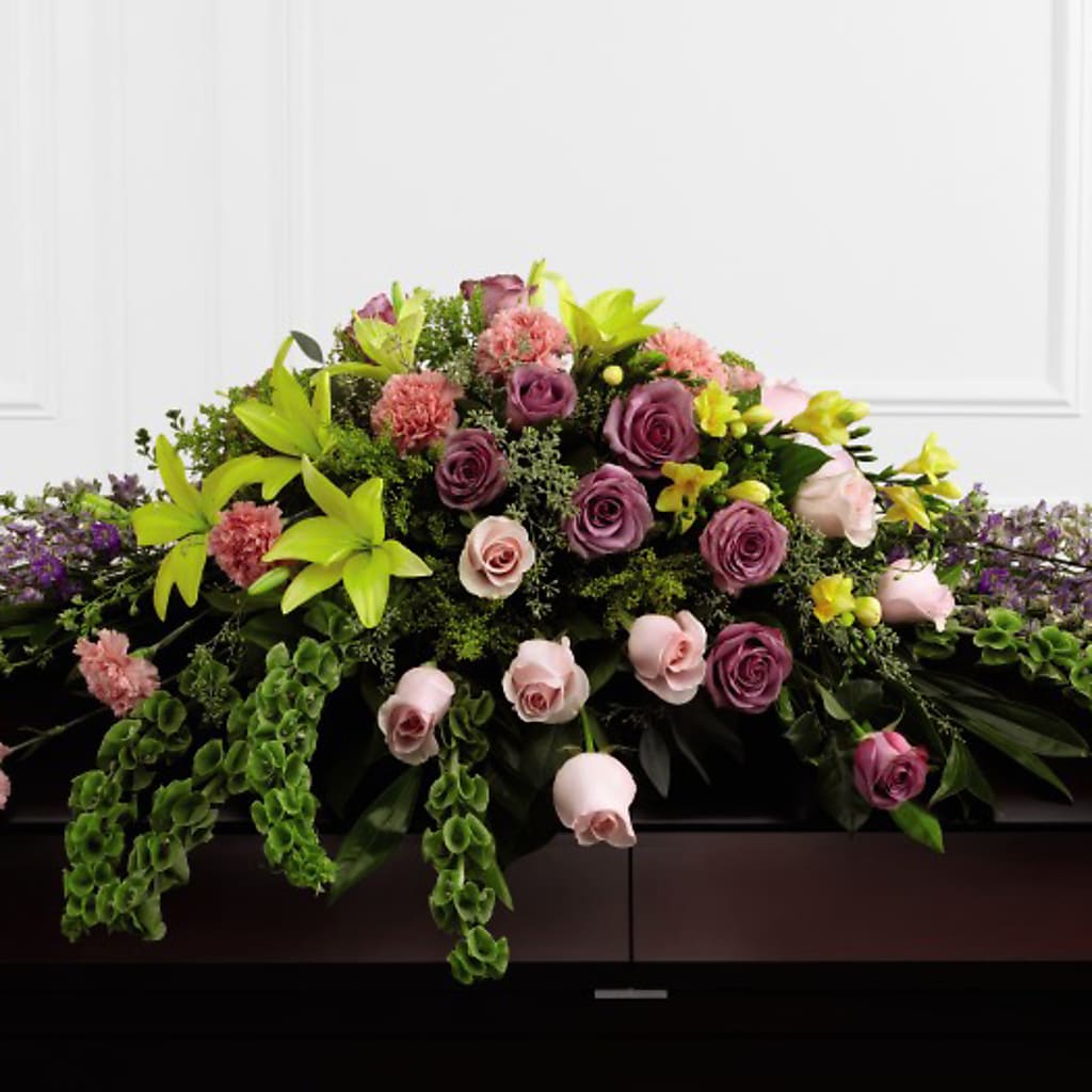 Forever Beloved Casket Spray – Life Of A Flower, Dallas TX