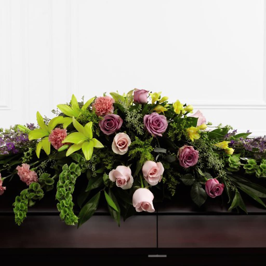 Forever Beloved Casket Spray – Life Of A Flower, Dallas TX