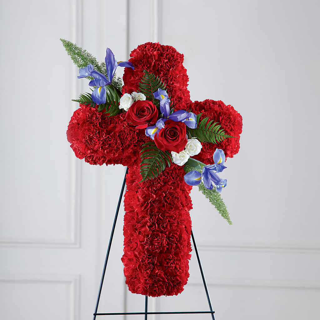 Faithful Hero Floral Cross – Life Of A Flower, Dallas TX