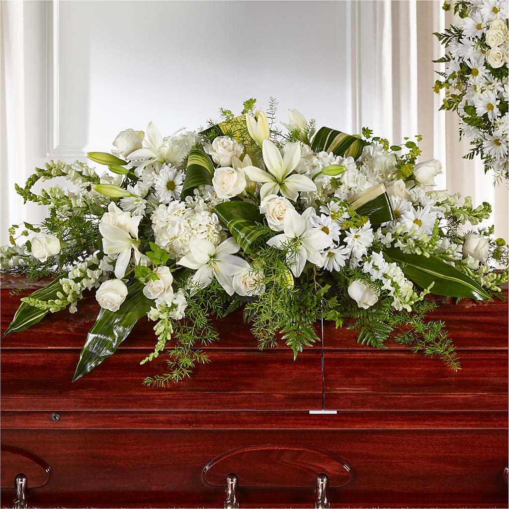 Abundance Casket Spray – Life Of A Flower, Dallas TX