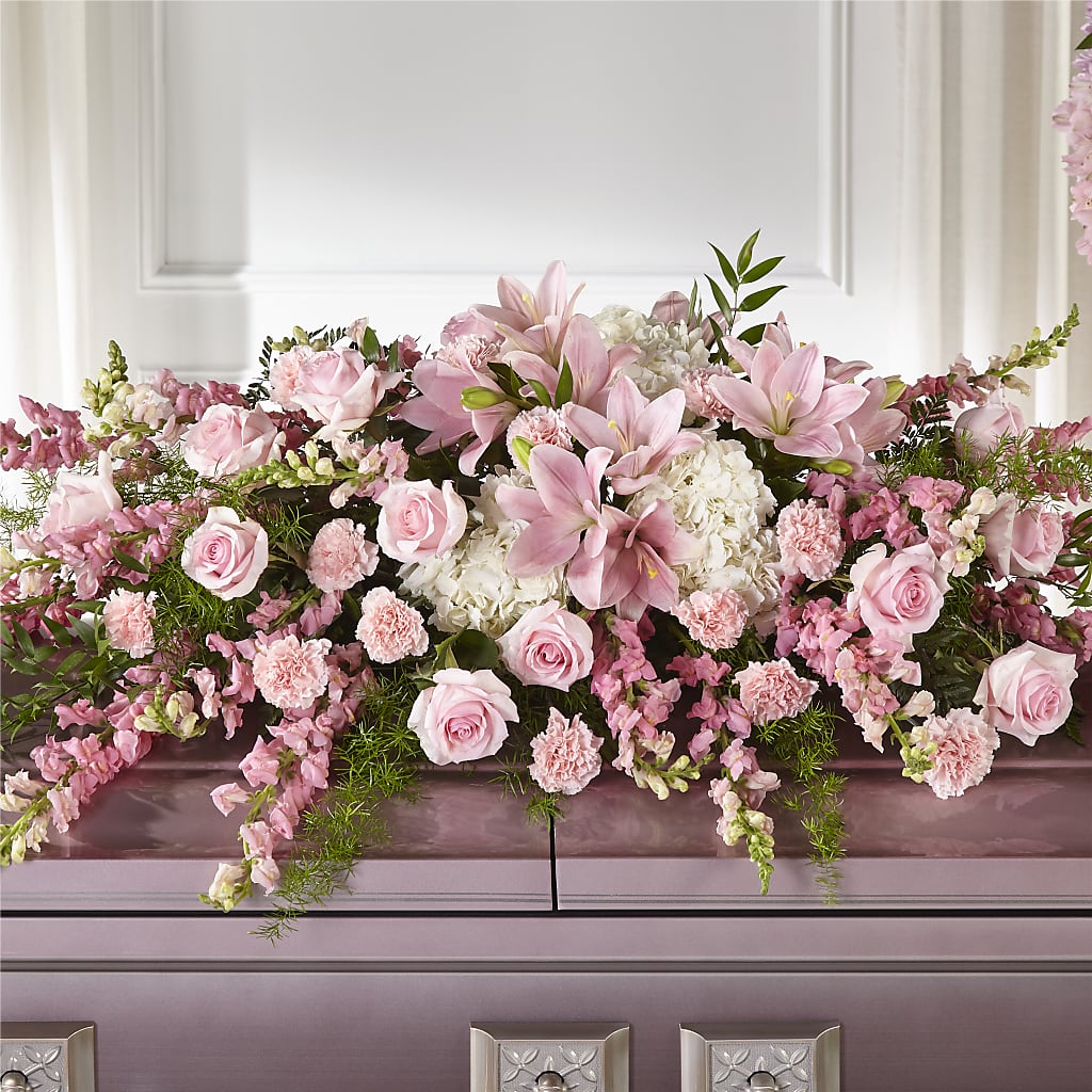 Life & Remembrance Casket Spray – Life Of A Flower, Dallas TX