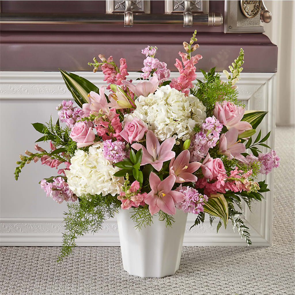 Simply Serene Floor Basket – Life Of A Flower, Dallas TX