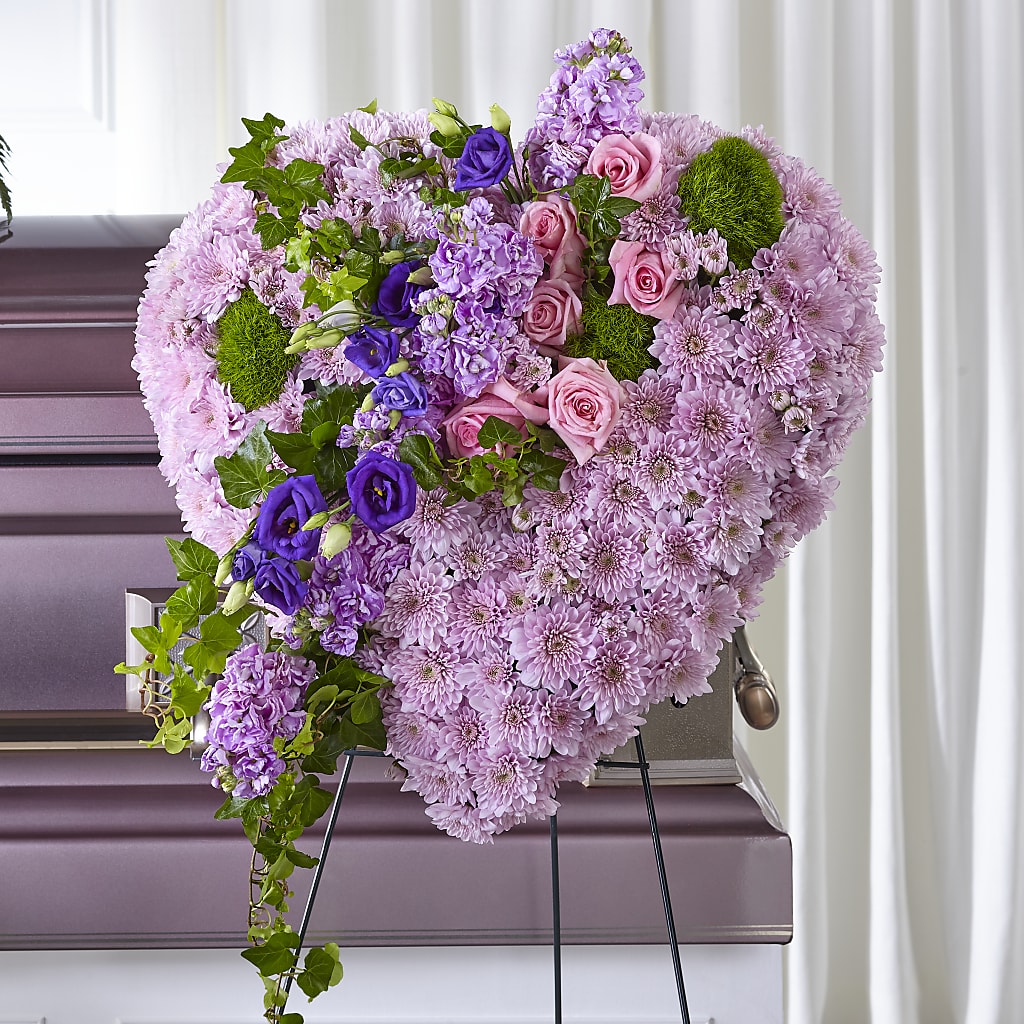 Treasured Love Standing Heart – Life Of A Flower, Dallas TX