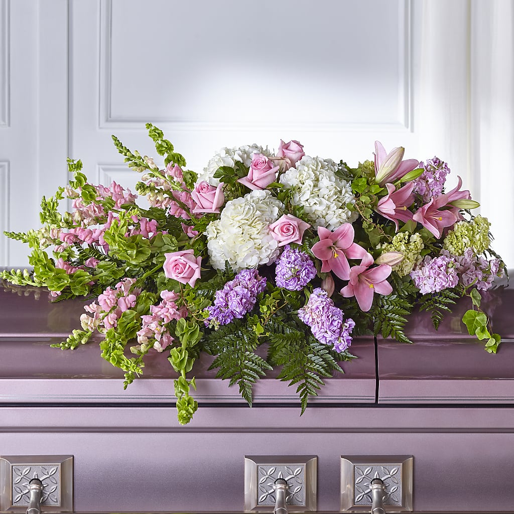 Life's Gratitude Casket Spray – Life Of A Flower, Dallas TX