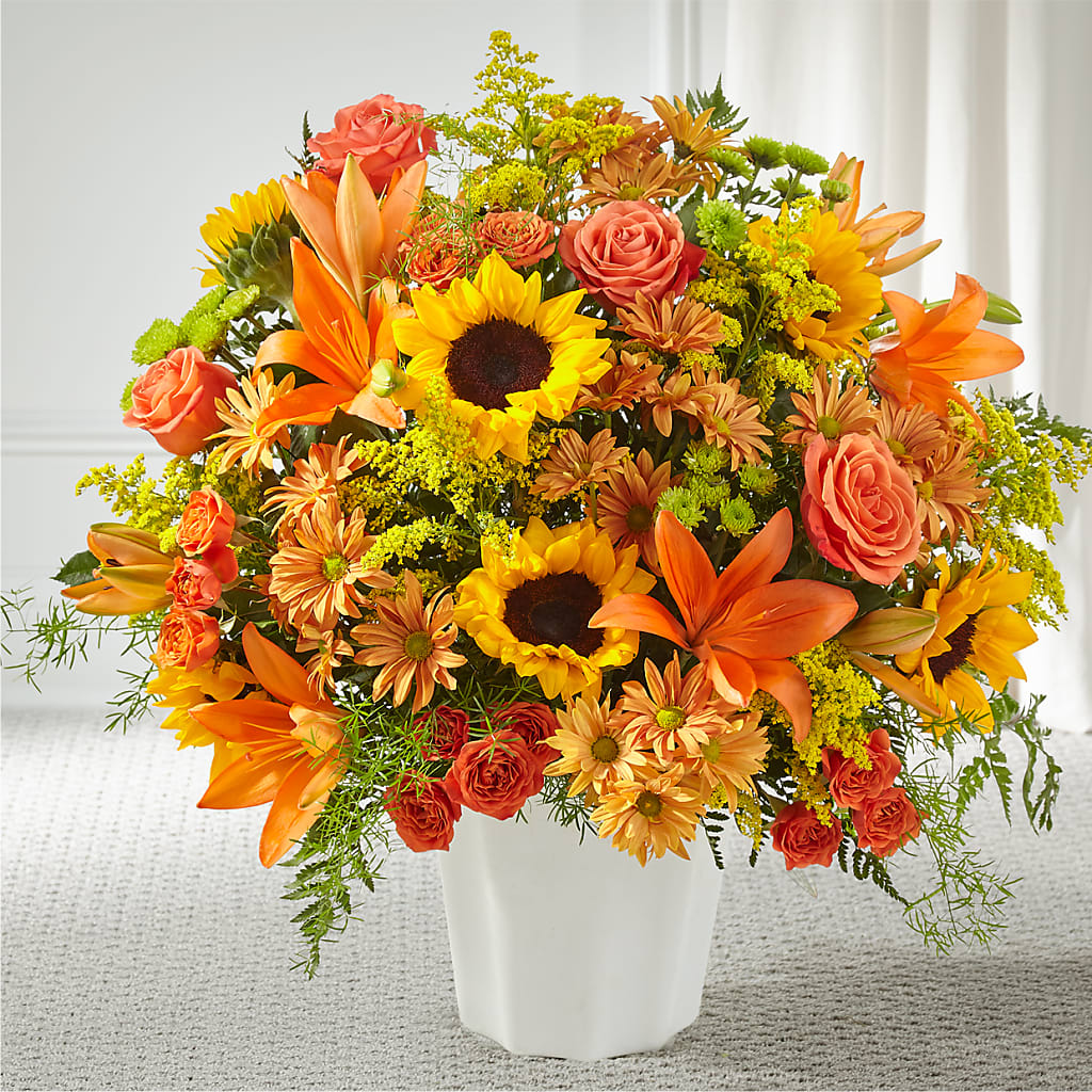 Harvest Thoughts Floor Basket – Life Of A Flower, Dallas TX
