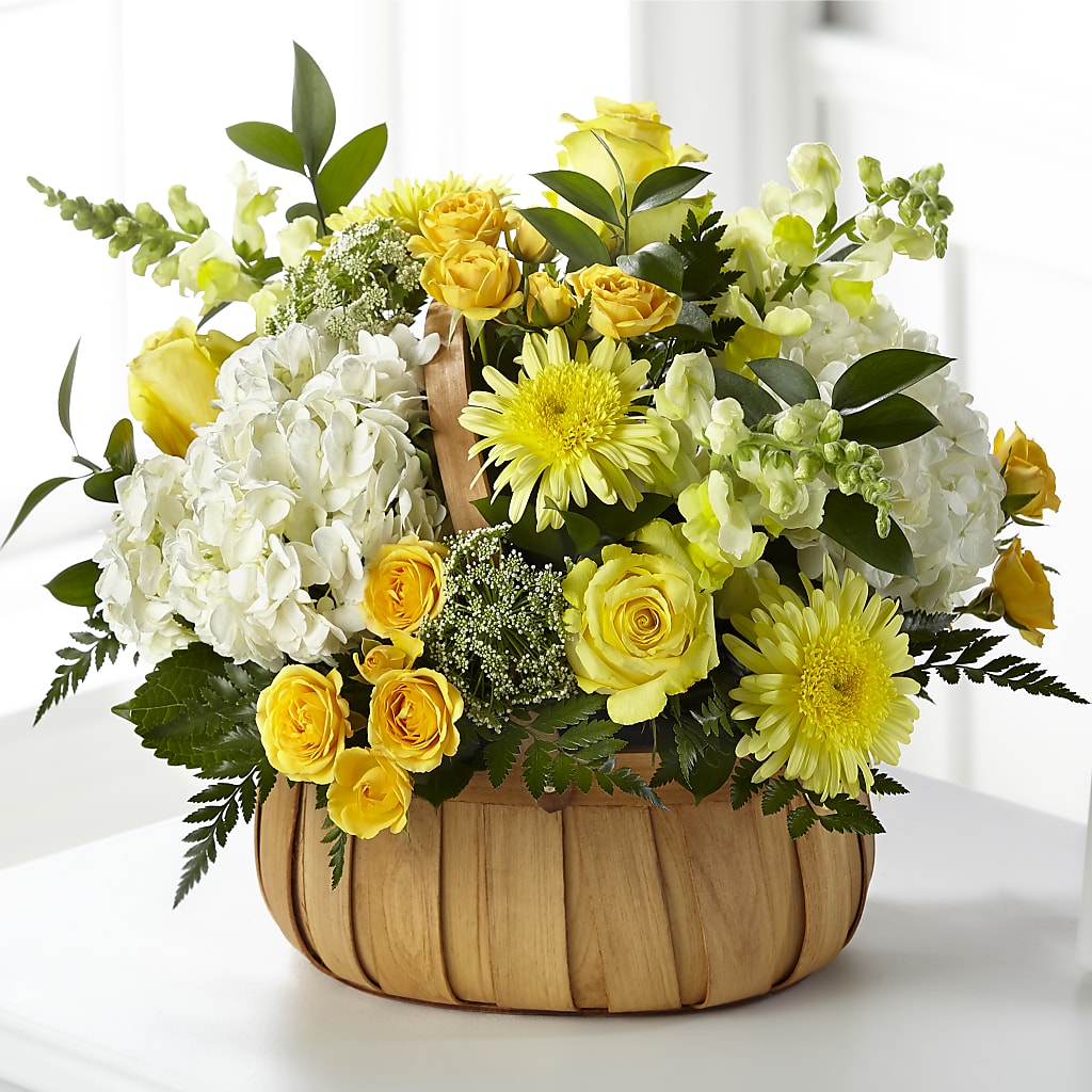 Rustic Remembrance Basket – Life Of A Flower, Dallas TX