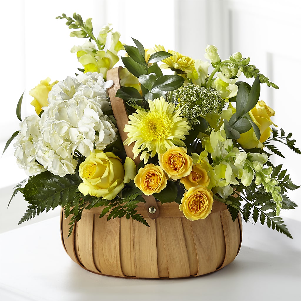 Rustic Remembrance Basket – Life Of A Flower, Dallas TX