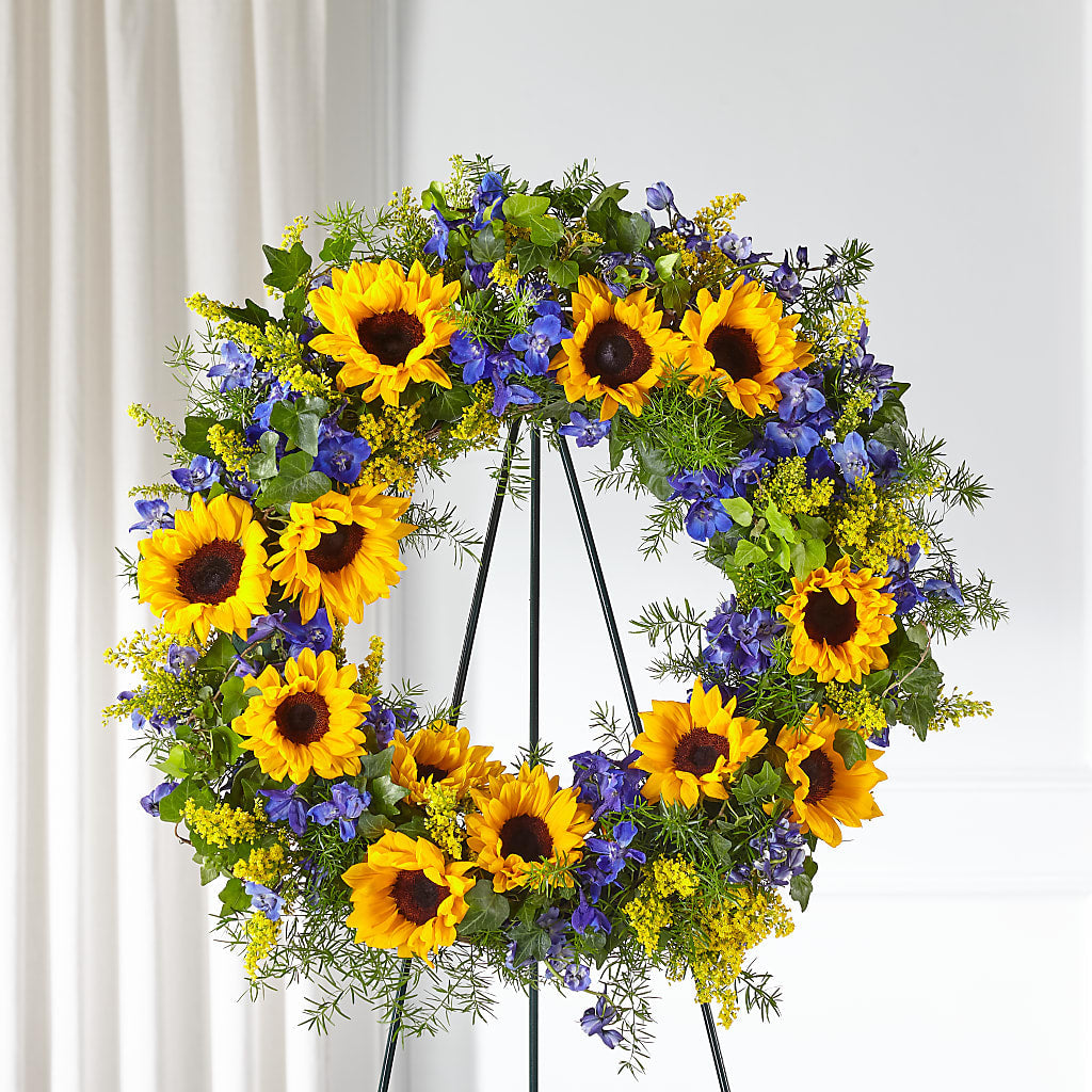 Bright Rays Wreath – Life Of A Flower, Dallas TX