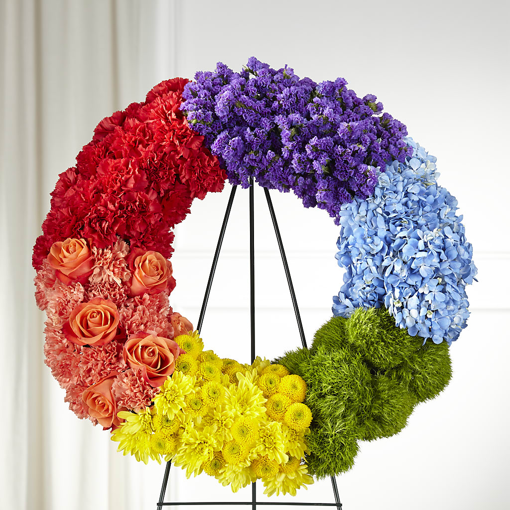 Circle of Love Wreath – Life Of A Flower, Dallas TX