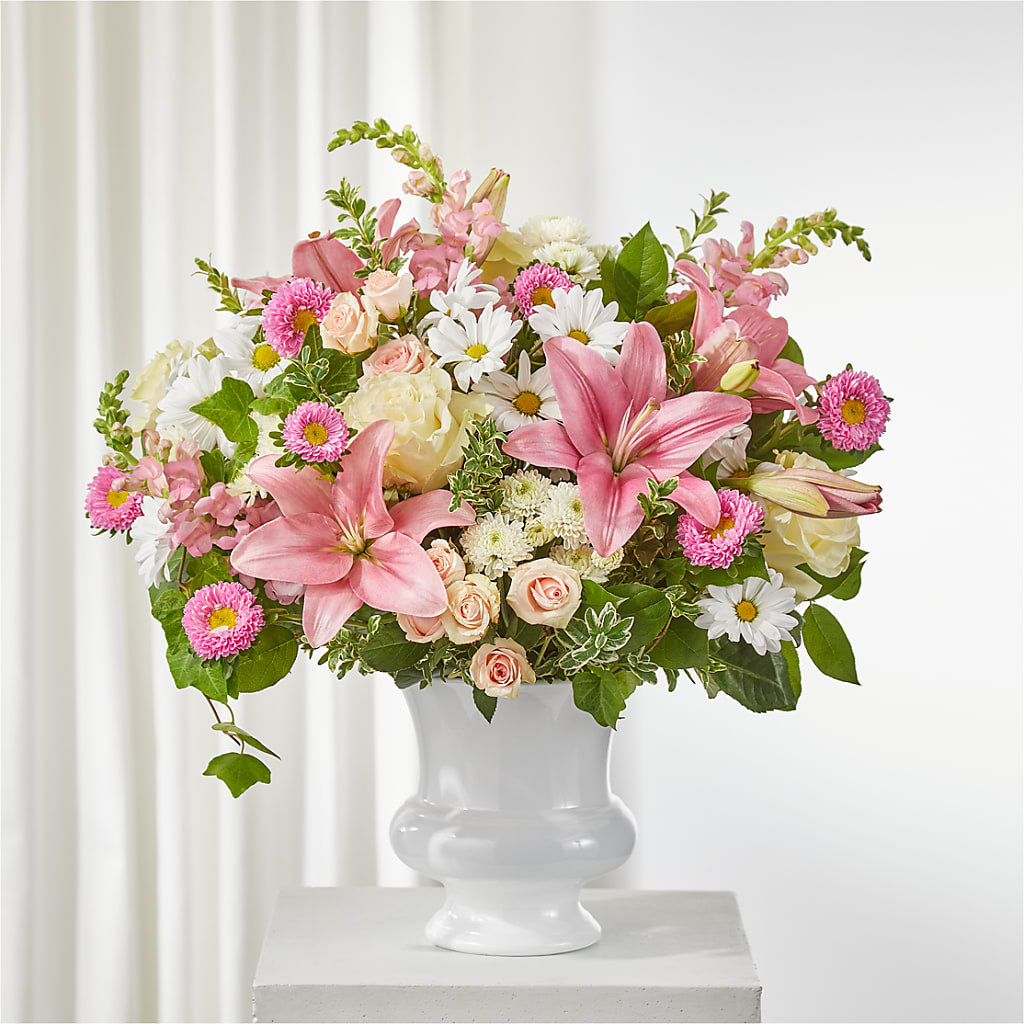 Empathetic Blooms Urn Arrangement – Life Of A Flower, Dallas TX