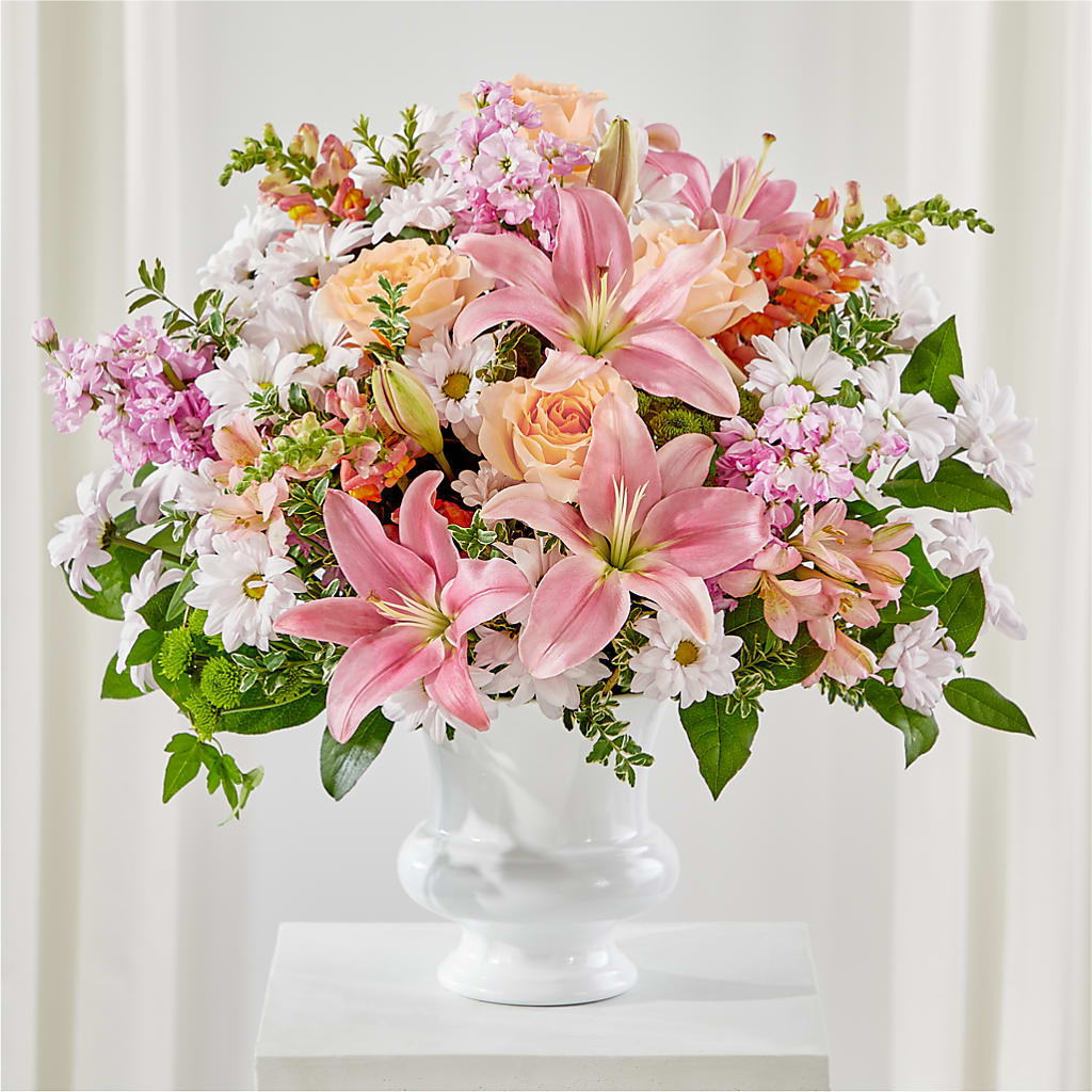 Heartfelt Gesture Urn Arrangement – Life Of A Flower, Dallas TX