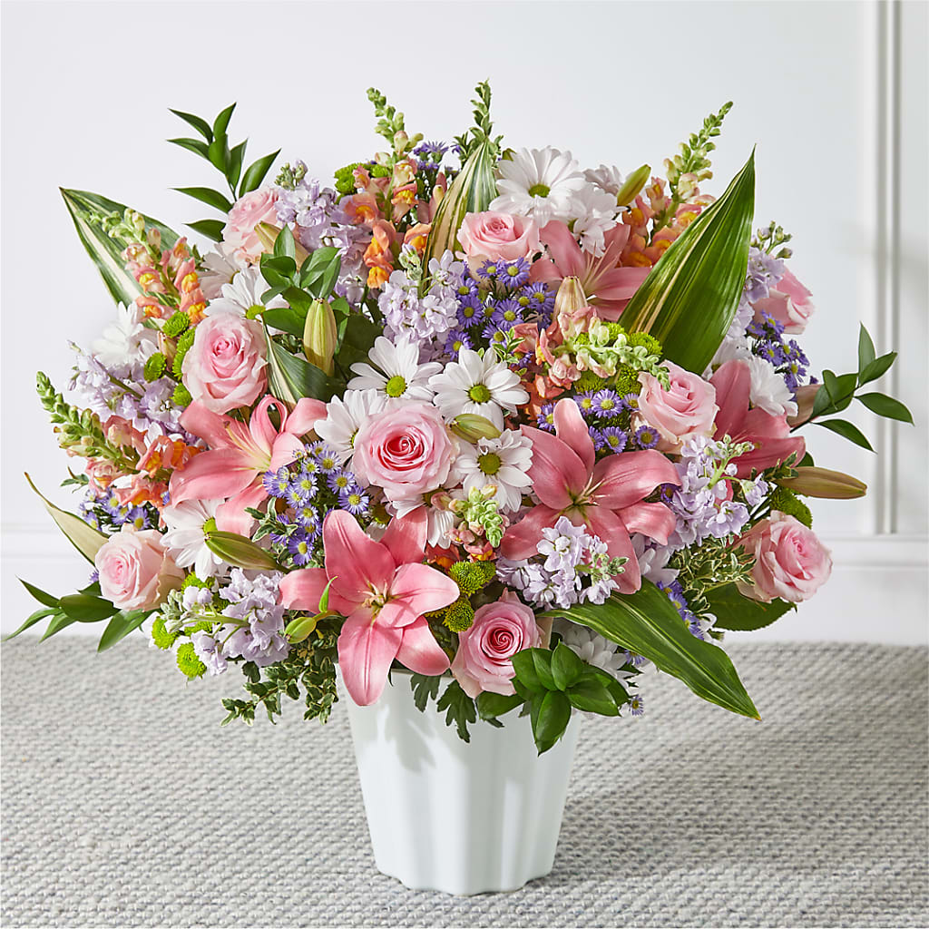 Abundant Compassion Floor Basket – Life Of A Flower, Dallas TX