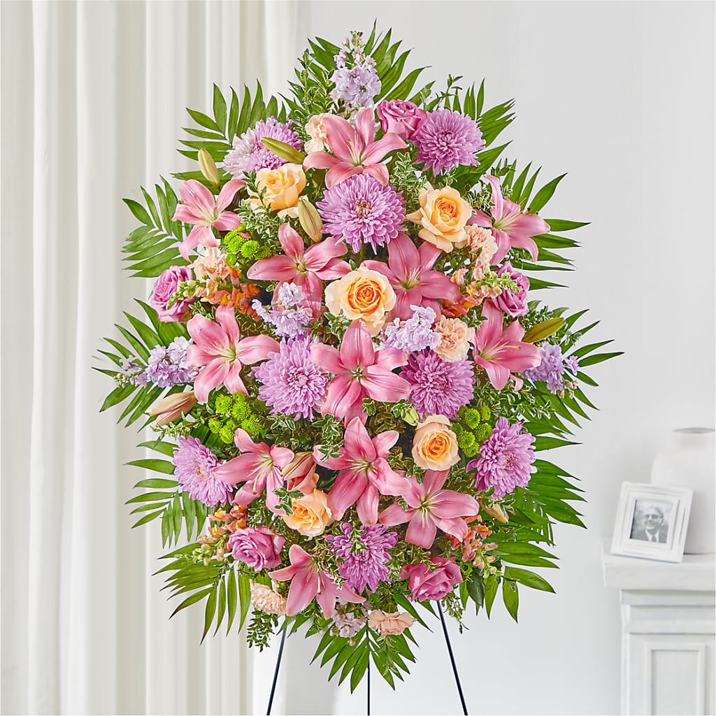 Love & Light Standing Spray – Life Of A Flower, Dallas TX