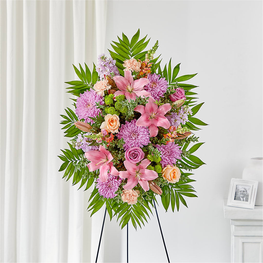 Love & Light Standing Spray – Life Of A Flower, Dallas TX