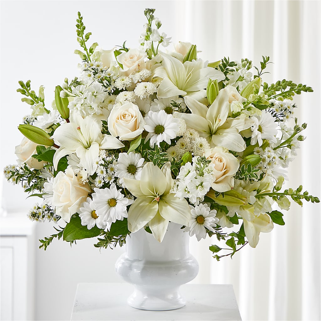 Uplifting Urn Arrangement – Life Of A Flower, Dallas TX
