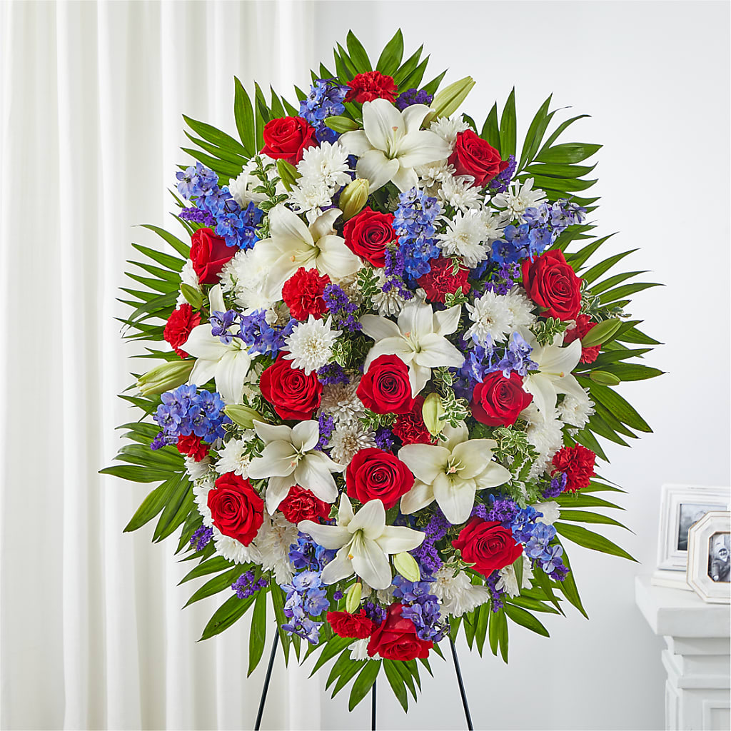 Cherished Service Standing Spray – Life Of A Flower, Dallas TX