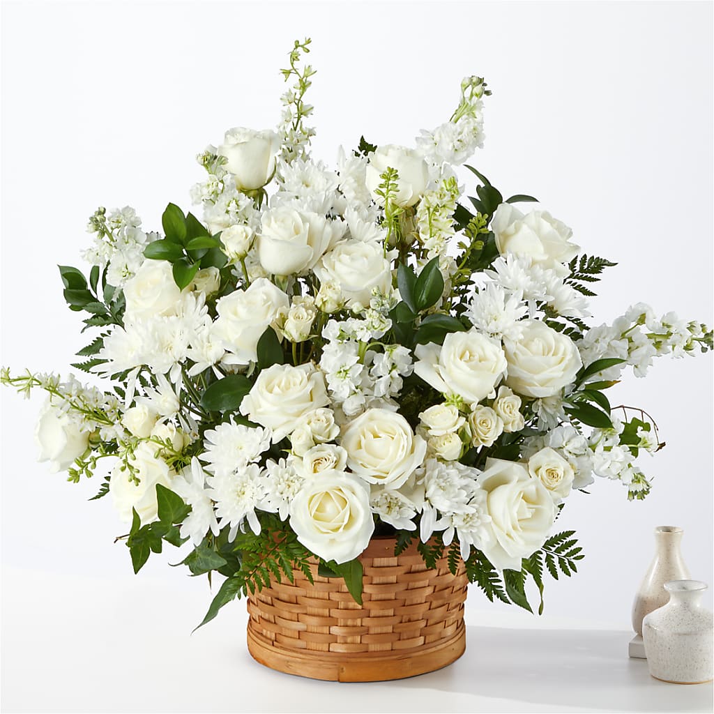 Heartfelt Condolences Arrangement – Life Of A Flower, Dallas TX