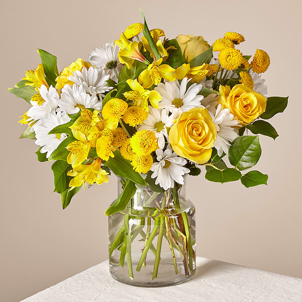 Sunny Sentiments Bouquet – Life Of A Flower, Dallas TX