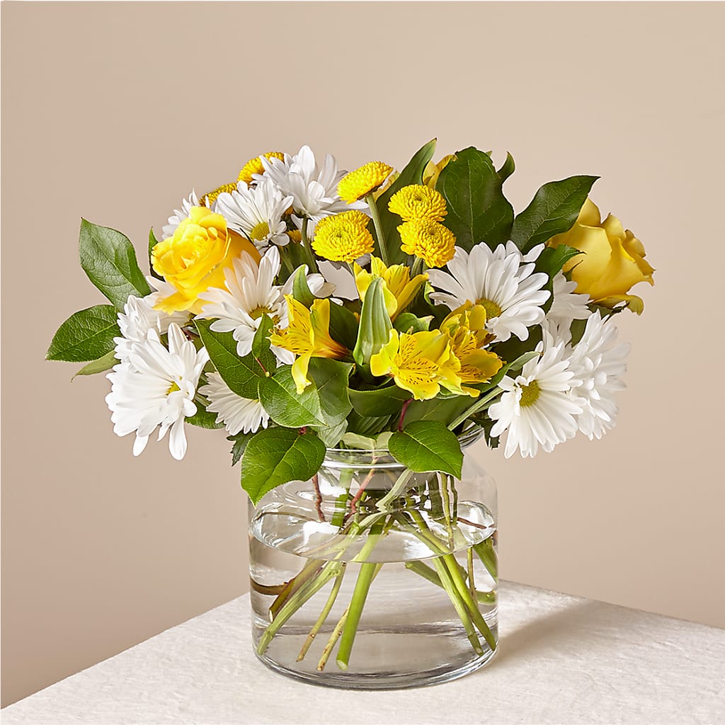 Sunny Sentiments Bouquet – Life Of A Flower, Dallas TX