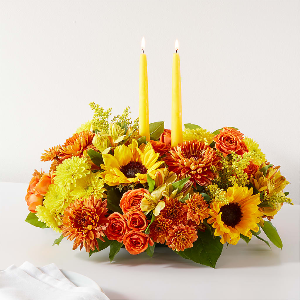 Autumn Harmony Centerpiece – Life Of A Flower, Dallas TX
