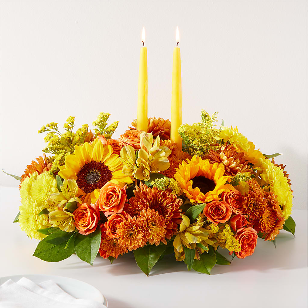 Autumn Harmony Centerpiece – Life Of A Flower, Dallas TX