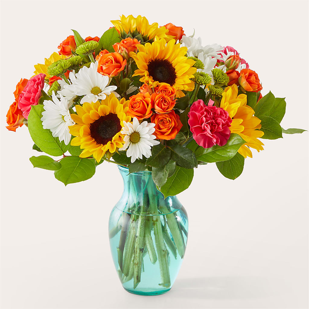 Sun-drenched Blooms Bouquet – Life Of A Flower, Dallas TX