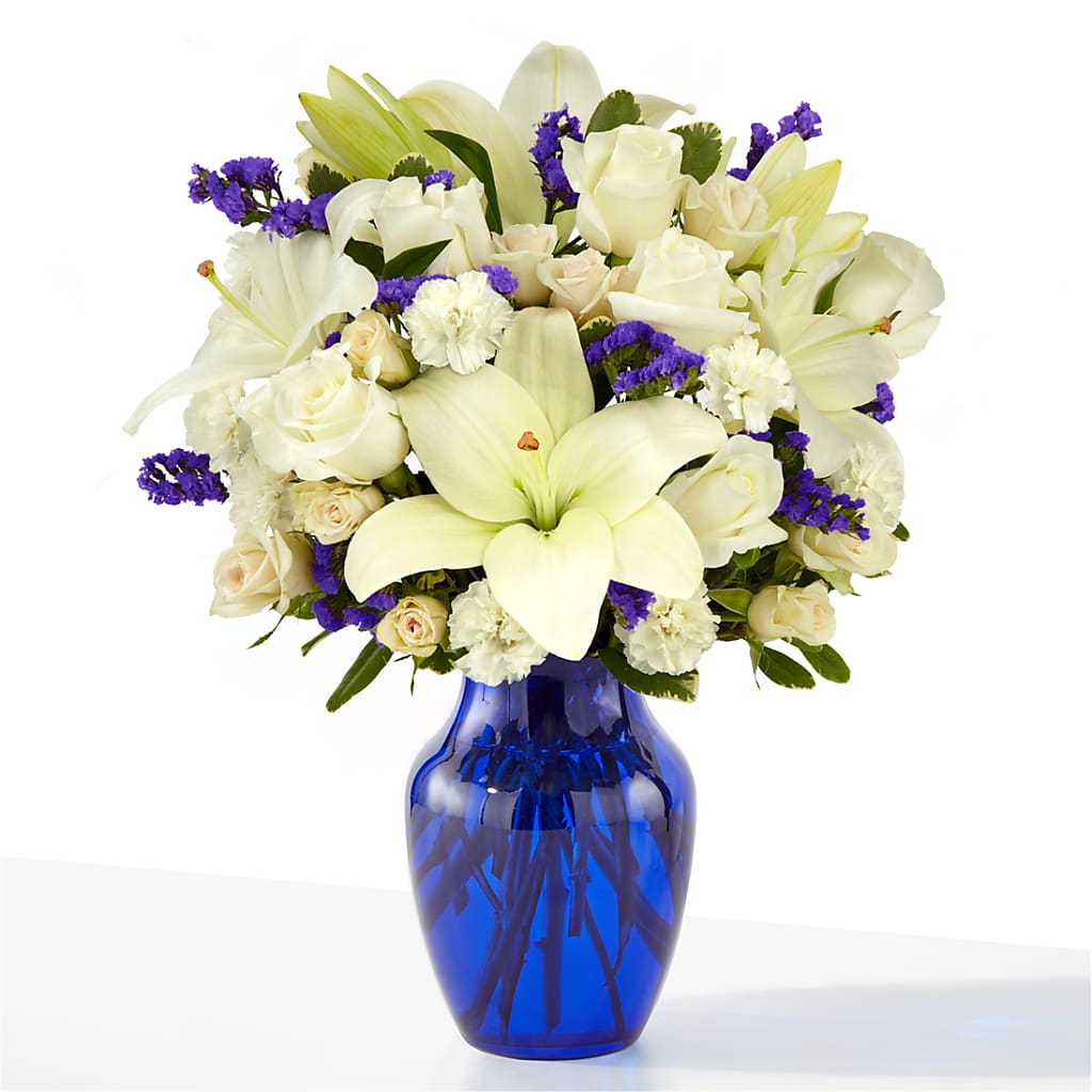 Sapphire Rush Bouquet – Life Of A Flower, Dallas TX