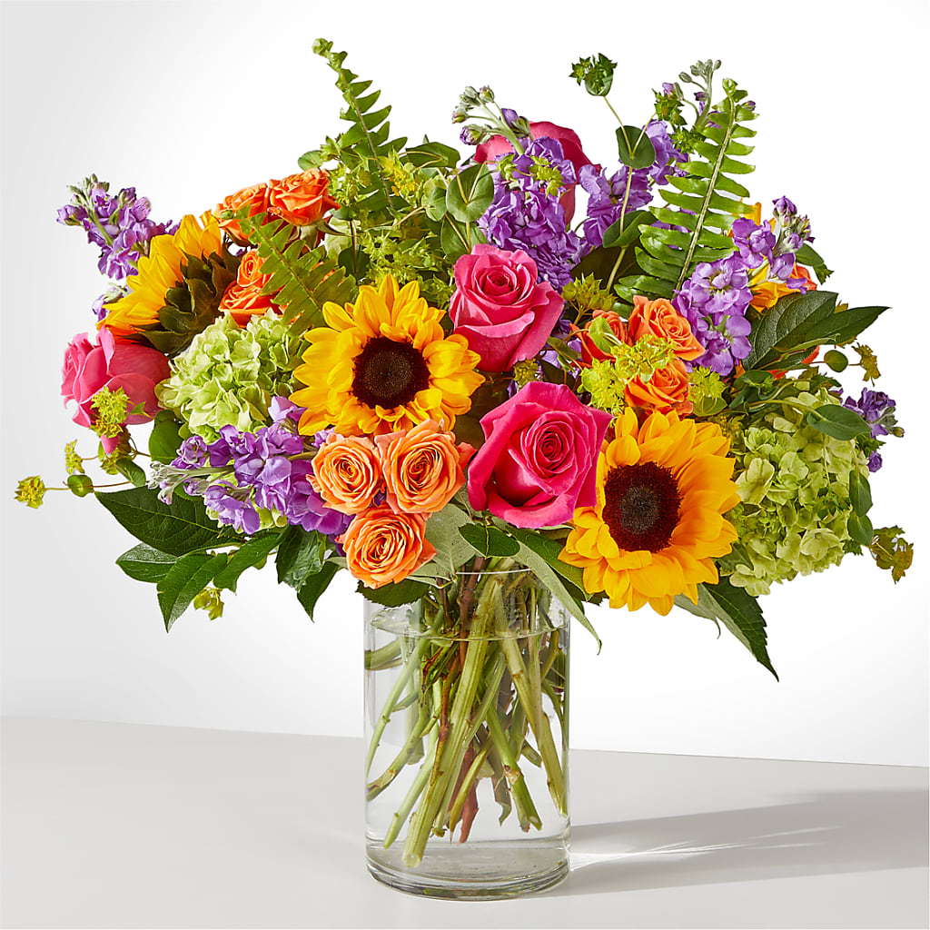 Vibrant Greetings Bouquet – Life Of A Flower, Dallas TX