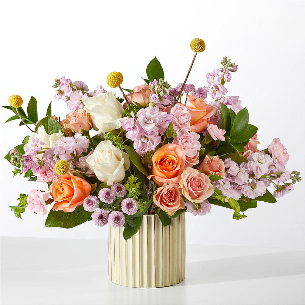 French Market Bouquet with Ivory Vase – Life Of A Flower, Dallas TX