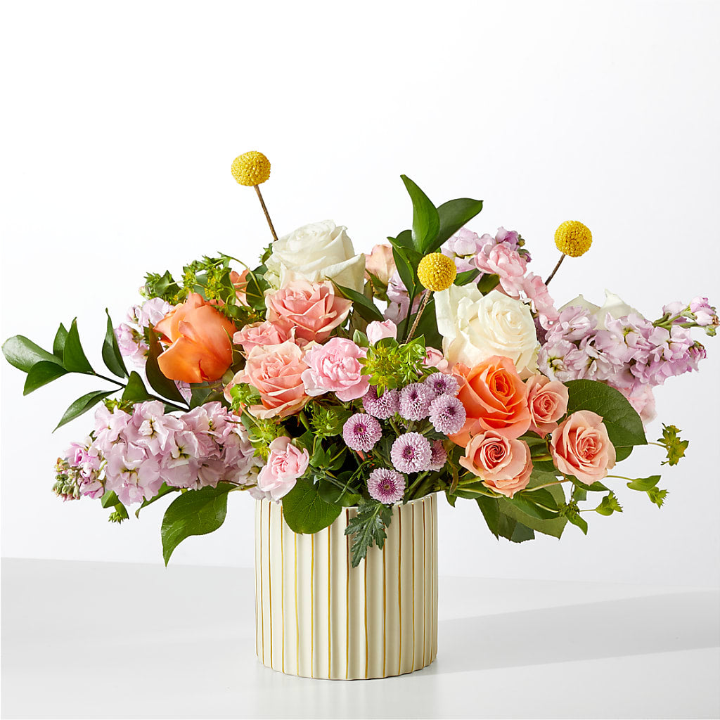 French Market Bouquet with Ivory Vase – Life Of A Flower, Dallas TX