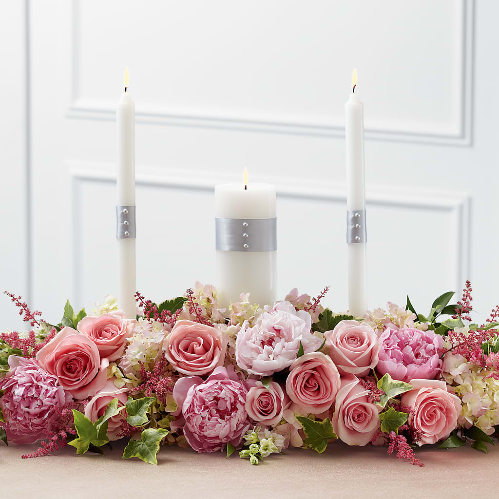 Worldwide Romance Unity Candle Arrangement – Life Of A Flower, Dallas TX