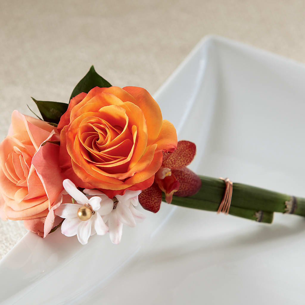 Sunset Dream Boutonniere – Life Of A Flower, Dallas TX
